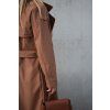 Softshellový, dlouhý trench coat