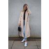 Softshellový, dlouhý trench coat
