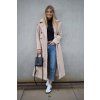 Softshellový, dlouhý trench coat