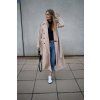 Softshellový, dlouhý trench coat