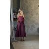 Rib and Poplin dress
