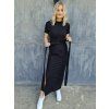 WRAP DRESS s krátkým rukávem