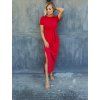 WRAP DRESS s krátkým rukávem