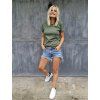 Oversize ripped t-shirt